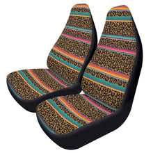 Load image into Gallery viewer, Leopard Serape Car Seat Covers (2 Pcs)