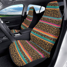 Load image into Gallery viewer, Leopard Serape Car Seat Covers (2 Pcs)