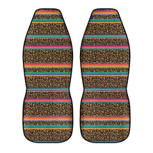 Load image into Gallery viewer, Leopard Serape Car Seat Covers (2 Pcs)