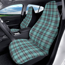 Load image into Gallery viewer, Turquoise Plaid Car Seat Covers (2 Pcs)