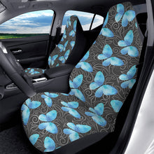 Load image into Gallery viewer, Blue Butterfly Car Seat Covers (2 Pcs)