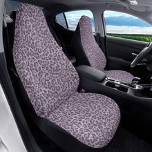 Load image into Gallery viewer, Purple Leopard Car Seat Covers (2 Pcs)