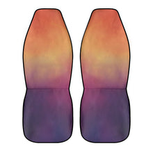 Load image into Gallery viewer, Orange and Purple Ombre Car Seat Covers (2 Pcs)