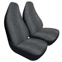 Load image into Gallery viewer, Gray Black Reptile Car Seat Covers (2 Pcs)