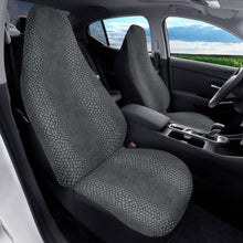 Load image into Gallery viewer, Gray Black Reptile Car Seat Covers (2 Pcs)
