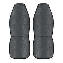 Load image into Gallery viewer, Gray Black Reptile Car Seat Covers (2 Pcs)