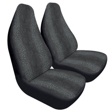 Load image into Gallery viewer, Gray and Black Reptile Skin Car Seat Covers (2 Pcs)