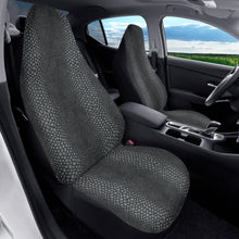 Load image into Gallery viewer, Gray and Black Reptile Skin Car Seat Covers (2 Pcs)