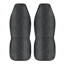 Load image into Gallery viewer, Gray and Black Reptile Skin Car Seat Covers (2 Pcs)