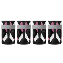 Load image into Gallery viewer, Pink Argyle Non Slip Dog Socks