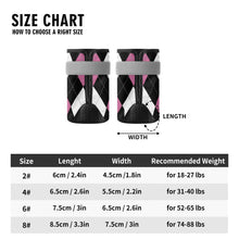 Load image into Gallery viewer, Pink Argyle Non Slip Dog Socks