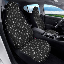 Load image into Gallery viewer, Music Notes Car Seat Covers (2 Pcs)