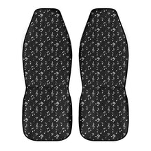 Load image into Gallery viewer, Music Notes Car Seat Covers (2 Pcs)
