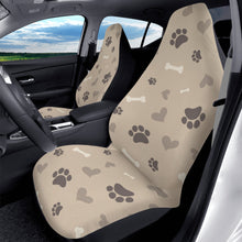 Load image into Gallery viewer, Beige Dog Love Car Seat Covers (2 Pcs)