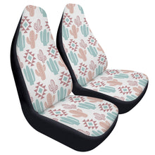 Load image into Gallery viewer, Pastel Cactus Car Seat Covers White