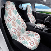 Load image into Gallery viewer, Pastel Cactus Car Seat Covers White