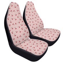 Load image into Gallery viewer, Pink With Red Cherries Car Seat Covers (2 Pcs)