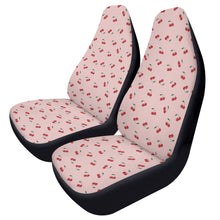 Load image into Gallery viewer, Pink With Red Cherries Car Seat Covers (2 Pcs)
