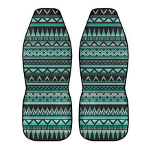 Load image into Gallery viewer, Teal Ethnic Abstract Front Car Seat Covers