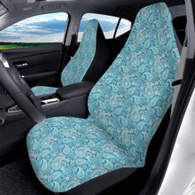Load image into Gallery viewer, Blue Paisley Front Car Seat Covers