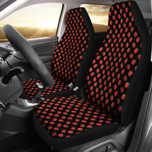 Load image into Gallery viewer, Strawberries on black Background Car Seat Covers