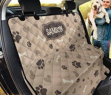 Load image into Gallery viewer, Samson Pet Seat Cover Dog Hammock Tan