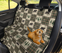 Load image into Gallery viewer, Tan, brown and green Pet Seat Cover