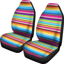 Load image into Gallery viewer, Serape Style Bright Printed Pattern Car Seat Covers Set