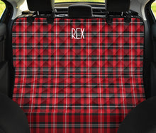 Load image into Gallery viewer, Rex Pet Seat Cover Red Plaid