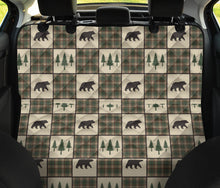 Load image into Gallery viewer, Tan, brown and green Pet Seat Cover