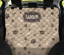 Load image into Gallery viewer, Samson Pet Seat Cover Dog Hammock Tan