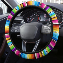 Load image into Gallery viewer, Bright Colored Serape Steering Wheel Cover