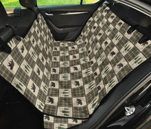 Load image into Gallery viewer, Tan and Green Bear patchwork Pet Seat Cover Dog Hammock