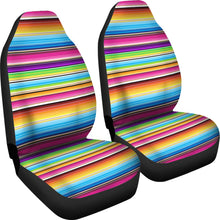 Load image into Gallery viewer, Serape Style Bright Printed Pattern Car Seat Covers Set