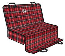Load image into Gallery viewer, Rex Pet Seat Cover Red Plaid
