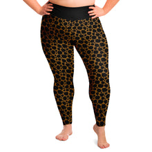Load image into Gallery viewer, Cheetah Print Plus Size Leggings 2X - 6X Squat Proof Animal Print