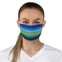 Load image into Gallery viewer, Mexican Serape Style Colorful Stripe Pattern Printed Fabric Fashion Face Mask