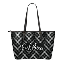 Load image into Gallery viewer, Girl Boss Plaid Tote Bags