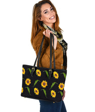 Load image into Gallery viewer, Sunflower Pattern Tote Bag