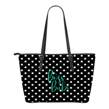 Load image into Gallery viewer, Boss Babe Polka Dot Tote Bags 5 Color Choices!