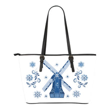 Load image into Gallery viewer, Delft Blue Dutch Windmill Tote Bag