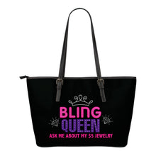Load image into Gallery viewer, Bling Queen Pink and Purple Tote