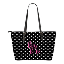 Load image into Gallery viewer, Boss Babe Polka Dot Tote Bags 5 Color Choices!