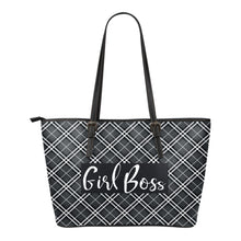 Load image into Gallery viewer, Girl Boss Plaid Tote Bags