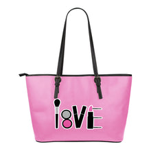 Load image into Gallery viewer, LOVE Makeup Tote Black