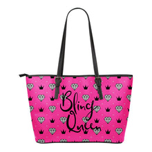 Load image into Gallery viewer, Bling Queen Pattern Tote Bag Pink