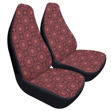 Load image into Gallery viewer, Burgundy Mandala Car Seat Covers (2 Pcs) POP