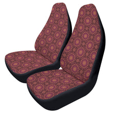 Load image into Gallery viewer, Burgundy Mandala Car Seat Covers (2 Pcs) POP