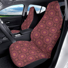 Load image into Gallery viewer, Burgundy Mandala Car Seat Covers (2 Pcs) POP
