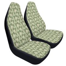 Load image into Gallery viewer, Mint With Jasmine Flower Pattern Car Seat Covers (2 Pcs) POP